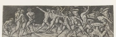 Combattimento tra undici soldati da Monogrammist AC