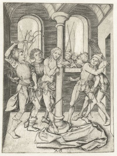 Flagellazione di Cristo (Storia della Passione) da Monogrammist AG