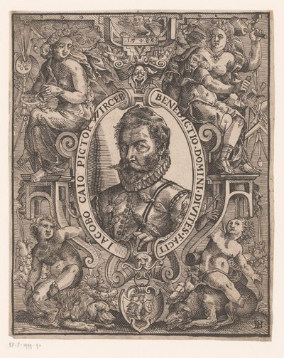 Ritratto di Jacob Cay da Monogrammist DH (Duitsland)