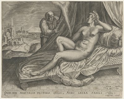 Giove e Danae da Monogrammist FME