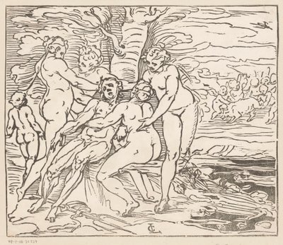 Venere piange la morte di Adone da Monogrammist GGN (attributed to)