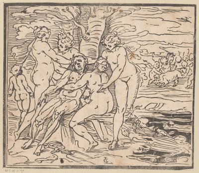 Venere piange la morte di Adone da Monogrammist GGN (attributed to)