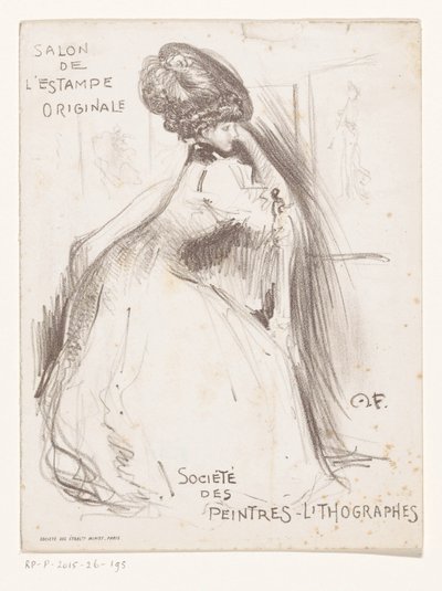 Invito a una mostra con opere di Henri Fantin Latour al Grand Palais da Monogrammist MF (Frankrijk)