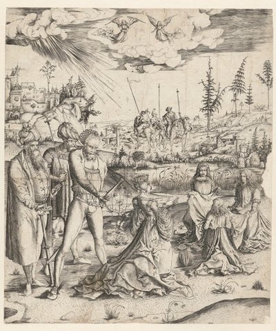 Il martirio di Santa Caterina da Monogrammist MZ
