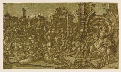 Il massacro degli innocenti dopo Raffaello da Monogrammist NDB