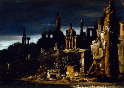 Città in rovina da Monsu Desiderio