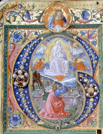f.106v Iniziale Istoriata 