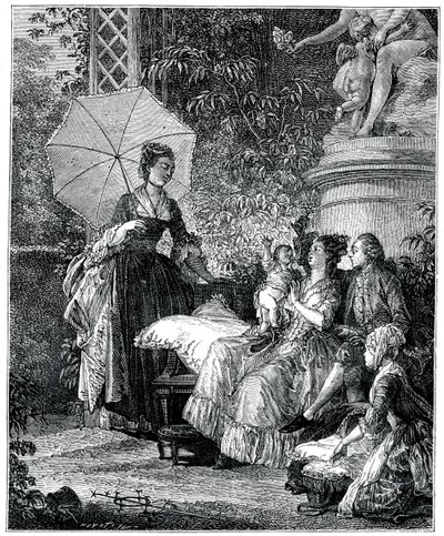 La gioia della maternità, 1885 da Moreau