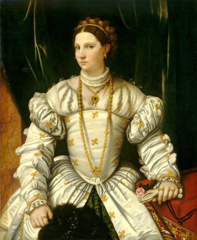 Ritratto di una signora in bianco da Moretto da Brescia