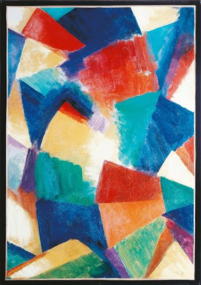 Sincromia nel blu-viola. Studio da Morgan Russell