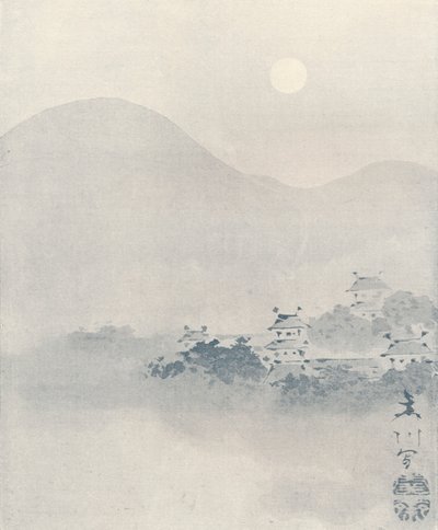 Nebbia Serale nella Valle, c1801 da Mori Sosen