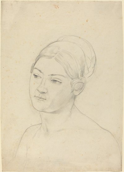 Testa di una Giovane Donna da Moritz Daniel Oppenheim
