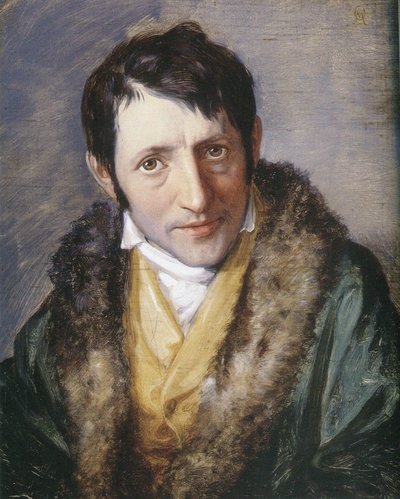 Ritratto di Carl Ludwig Börne 1786-1837, 1833 da Moritz Daniel Oppenheim