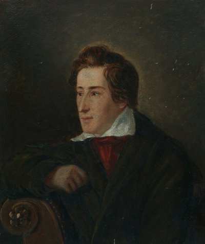 Ritratto del poeta Heinrich Heine 1797-1856 da Moritz Daniel Oppenheim