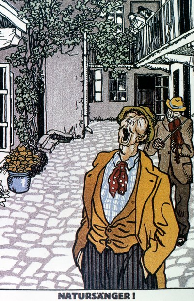 Natursänger, c1905-1915 da Moritz Jung