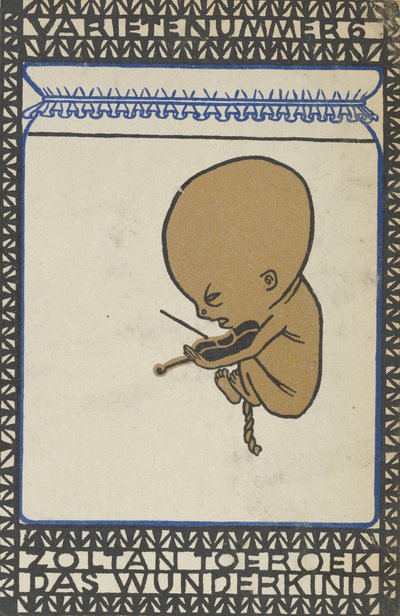 Atto di Vaudeville 6: Zoltan Toeroek, Bambino Prodigio, 1907 da Moritz Jung