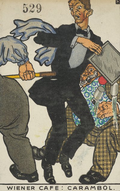 Caffè viennese: Carambole, 1911 da Moritz Jung