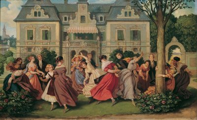 Gioco di Società da Moritz Ludwig von Schwind