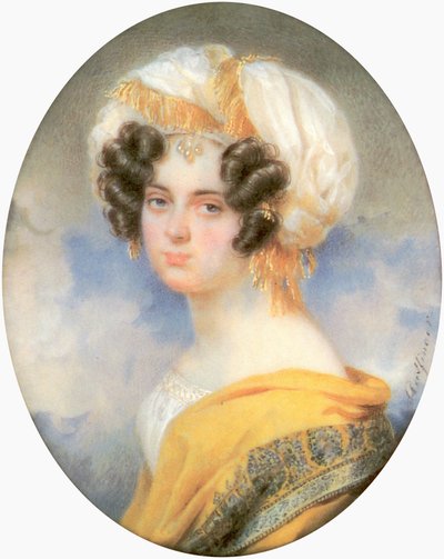 Maria Alexeevna Musina-Pushkina da Moritz Michael Daffinger