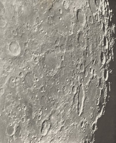 Fotografia lunare Blancanus - Tycho - Schiller,1899 (foto) da Moritz & Puiseux Pierre Henri (1855 1928) Loewy
