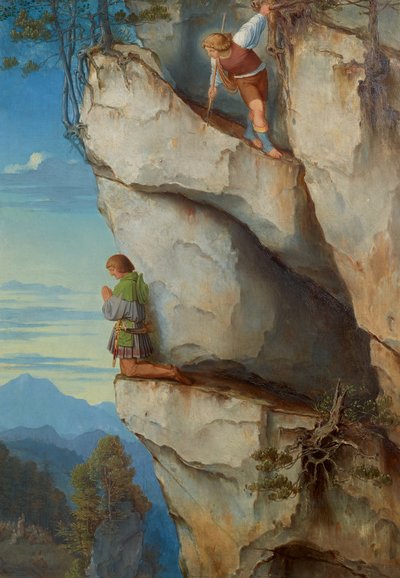 Imperatore Massimiliano I nella parete di San Martino da Moritz Ludwig von Schwind