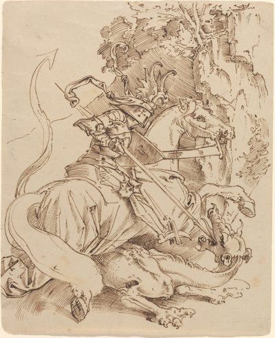 San Giorgio e il drago da Moritz Ludwig von Schwind