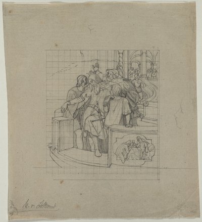 Il re di Thule, secondo o terzo quarto del 1800 da Moritz Ludwig von Schwind