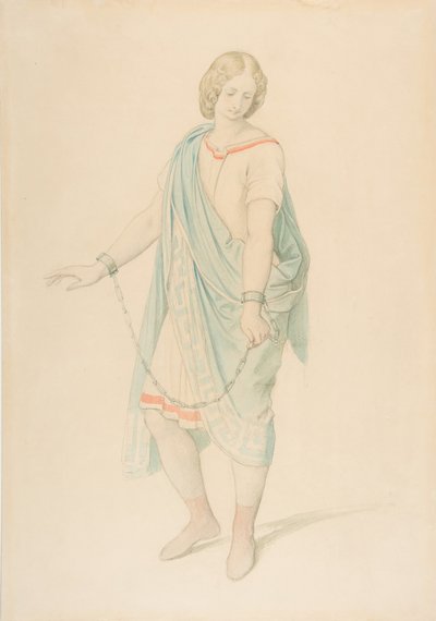 Il Soprano Karoline Hetzenecker nel Ruolo di Sesto in La Clemenza di Tito, ca. 1848 da Moritz Ludwig von Schwind