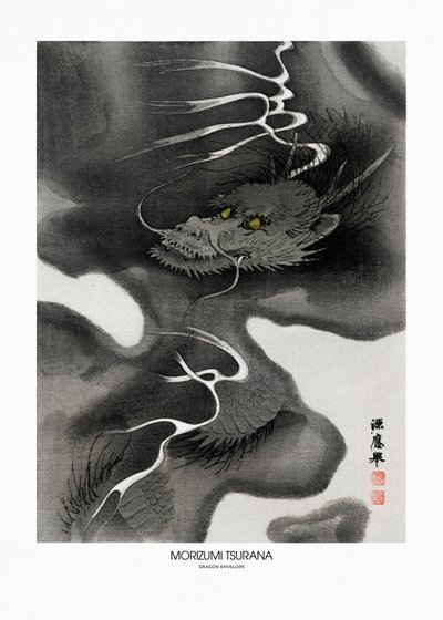 Dragon Envelope (1809-1892) – Xilografie d