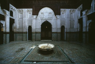 Madrasa Bou Inania, cortile da Moroccan School