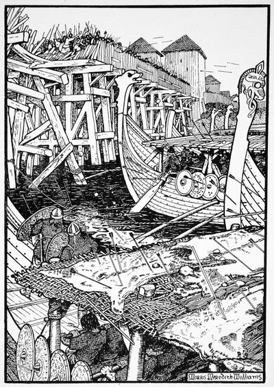 La battaglia del London Bridge, 1014 da Morris Meredith Williams