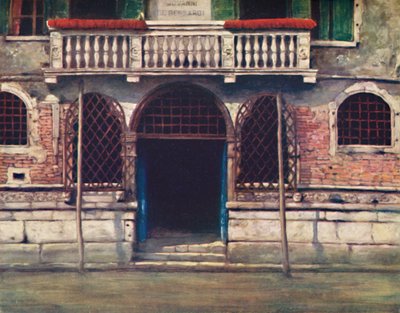 Un ingresso, Venezia da Mortimer L Menpes