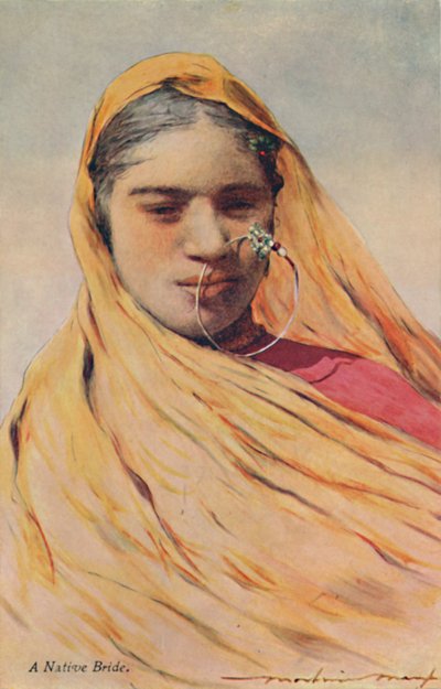 Una sposa indigena da Mortimer L Menpes