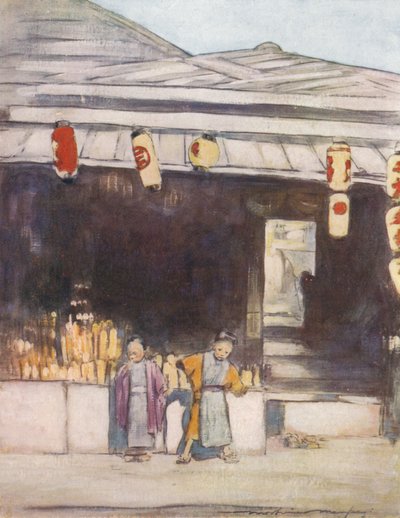 Un pittore di insegne, c. 1887, 1901 da Mortimer L Menpes