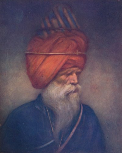 Un portatore di lancia Sikh, 1903 da Mortimer L Menpes