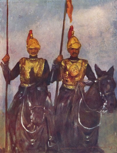Guardia del corpo di Sua Altezza Dogra Sowar Kashmir, 1903 da Mortimer L Menpes