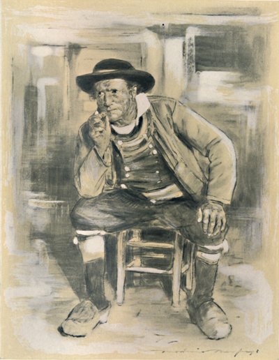 Contadino bretone, 1903 da Mortimer L Menpes