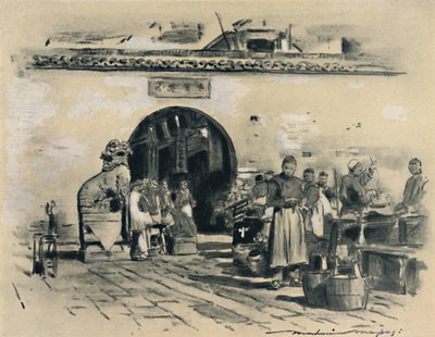 Nella città di Shanghai da Mortimer L Menpes