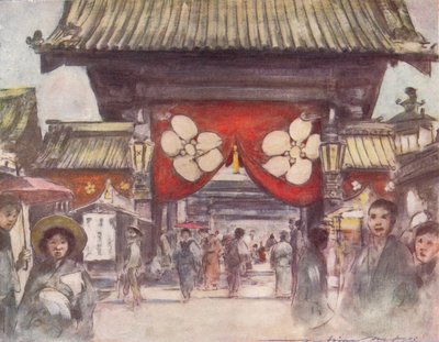 Verso il tempio, c1887 da Mortimer L Menpes