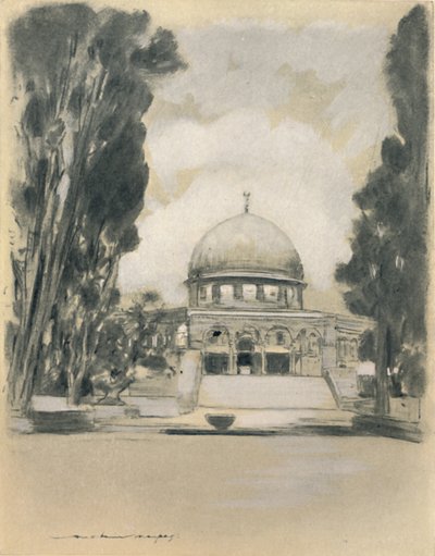 Moschea di Omar, Gerusalemme, 1903 da Mortimer L Menpes