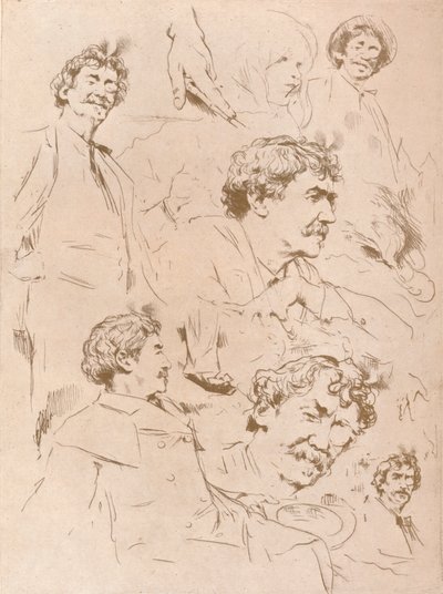Studi di ritratto da Mortimer L Menpes