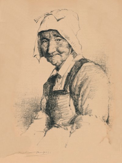 Ritratto di una vecchia donna, c. 1890, 1894 da Mortimer L Menpes