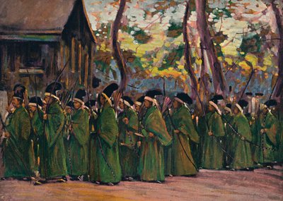 Processione di Arcieri a Kioto da Mortimer L Menpes