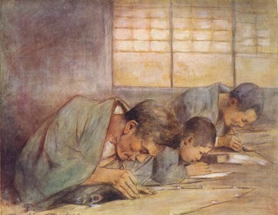 Fabbricanti di stencil, c1887 da Mortimer L Menpes