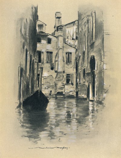 Strada a Venezia da Mortimer L Menpes