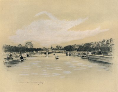 La Senna a Parigi, 1903 da Mortimer L Menpes