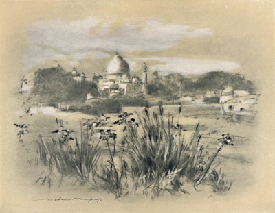 Il Taj a Agra da Mortimer L Menpes