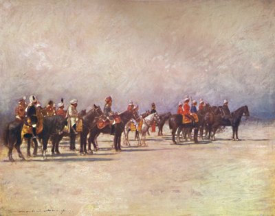 Il viceré che rivede le truppe da Mortimer L Menpes