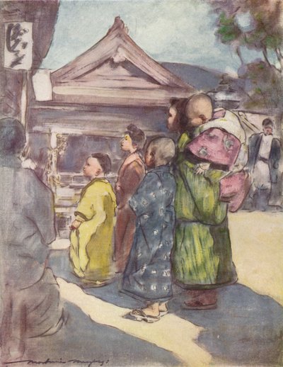 Guardando lo spettacolo, c1887, 1901 da Mortimer L Menpes