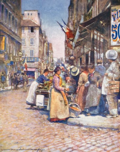 Un angolo alla Rue de Seine da Mortimer Ludington Menpes